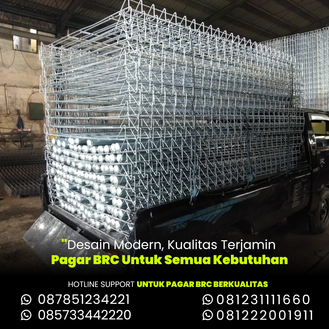 Harga Pagar BRC Pasuruan Terbaru (Kirim Cepat ke Pandaan & Bangil)