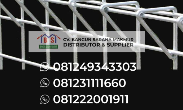 HARGA PAGAR BRC SESUAI UKURAN 6 MM