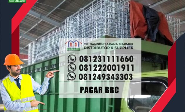 HARGA PAGAR BRC 90, 120, 150, 175, 190 CM TAHUN 2025